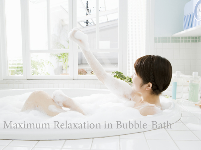 泡風呂−バブルバスのイメージ画像